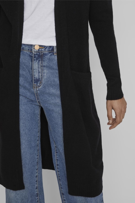 Vila viril long l/s knit cardigan - noo